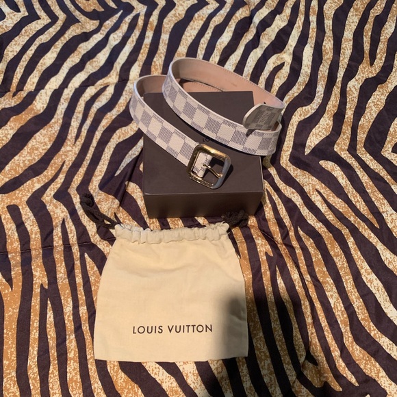 COPY - Louis Vuitton Azur leather belt - Picture 2 of 10